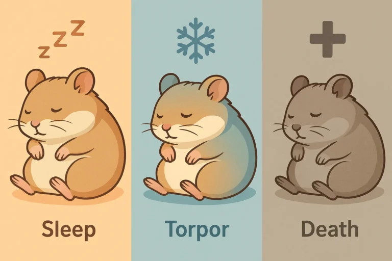 Sleep, Torpor, or Death? What to Do When Your Hamster Isn’t Responding